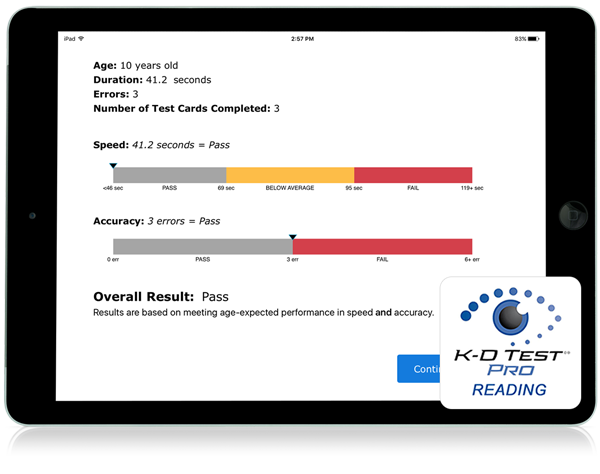 K-D Test Pro Reading